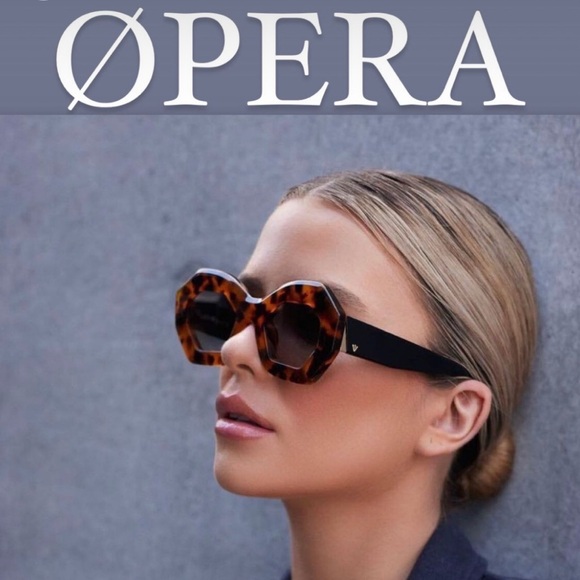 Valley OPERA Sunglasses - black/tort, gold hardware & black gradient lenses - Picture 16 of 16